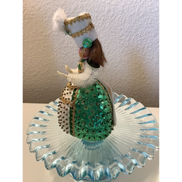 1970s Lil Missy Beaded Sequin Majorette #13332 Doll Great St. Patrick's Day Gift - Picture 8 of 10